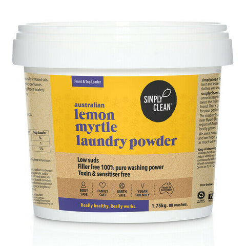 Simply Clean Lemon Myrtle Laundry Powder 1.75KG