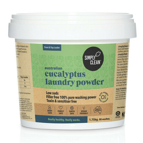 Simply Clean Australian Eucalyptus Laundry Powder 1.75KG