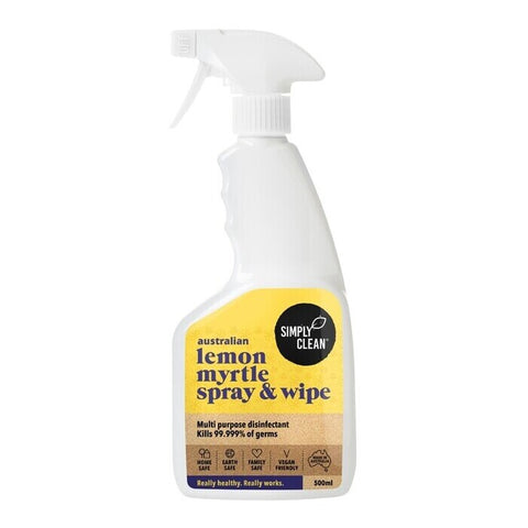 Simply Clean Lemon Myrtle Spray & Wipe 500ml