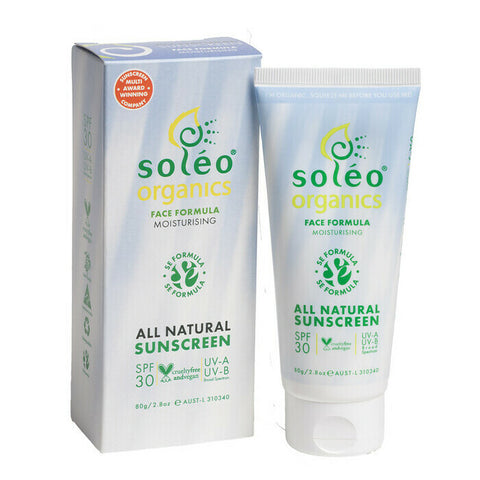 Soléo Organics Face Formula Moisturising Sunscreen