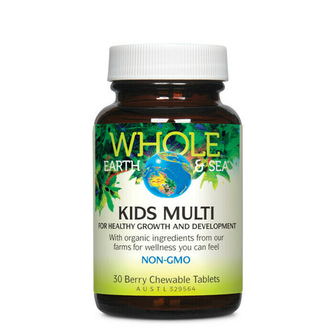 Whole Earth and Sea Kids Multi 30 chewable tablets