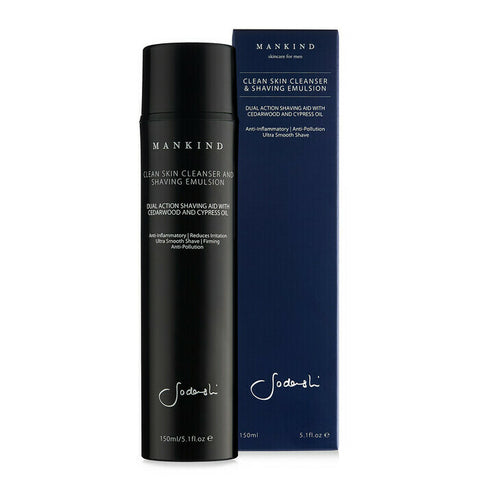 Sodashi Clean Skin Cleanser & Shaving Emulsion 150ml