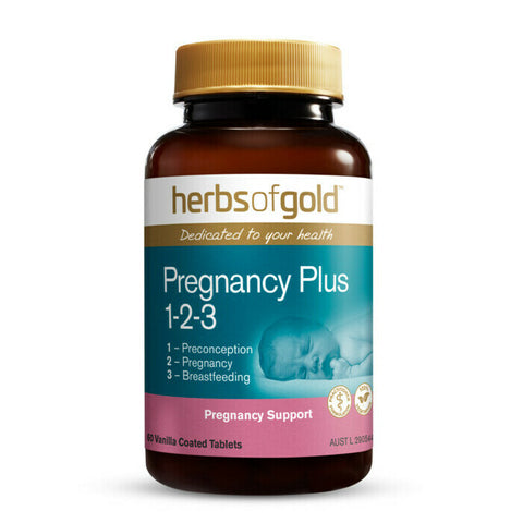 Herbs of Gold Pregnancy Plus 1-2-3 60 Tablets