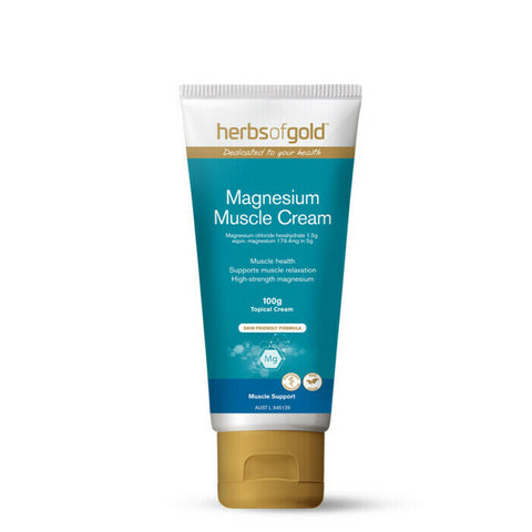 Herbs of Gold Magnesium Muscle Cream 100g