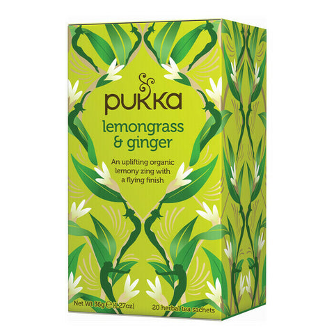 Pukka Herbs Pukka Tea - Lemongrass & Ginger 20 Sachets