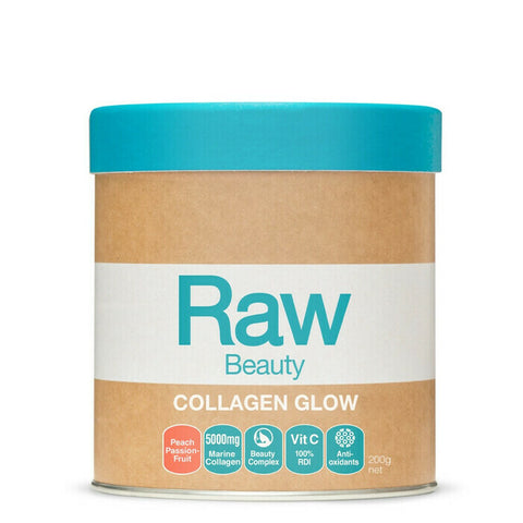 Amazonia Raw Beauty Collagen Glow Peach Passionfruit 200g