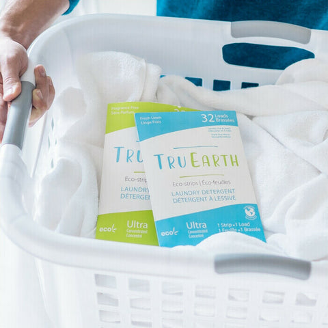 Tru Earth Eco-Strips Fresh Linen Laundry Detergent