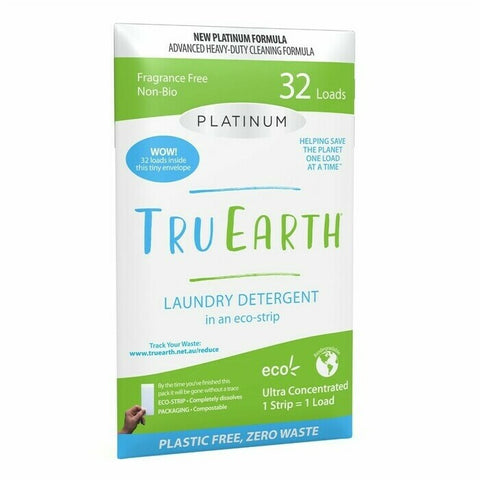 Eco-Strips Platinum Fragrance Free Laundry Detergent 32 Loads