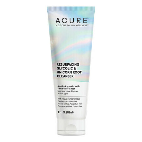 Acure Organics Resurfacing Glycolic & Unicorn Root Cleanser 118ml