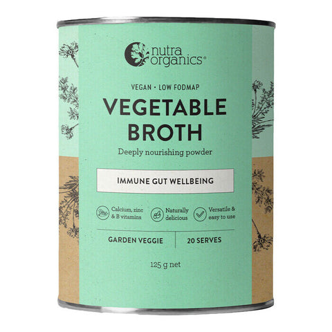 Nutra Organics Vegetable Broth - Garden Veggie 125g