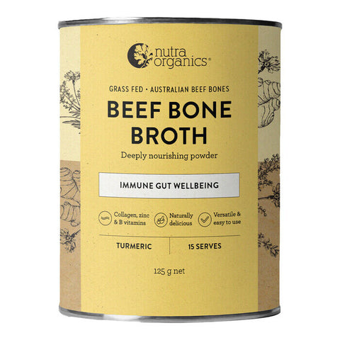 Nutra Organics Beef Bone Broth - Turmeric 125g