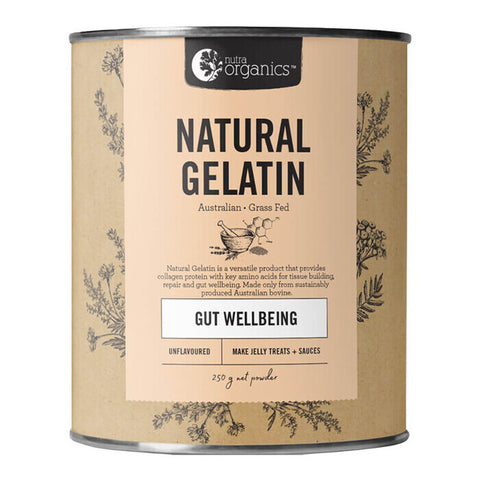 Nutra Organics Natural Gelatin 250g