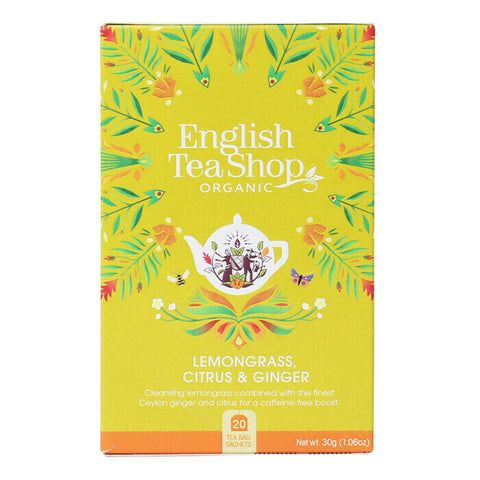 English Tea Shop Lemongrass Ginger Citrus 20 Teabags