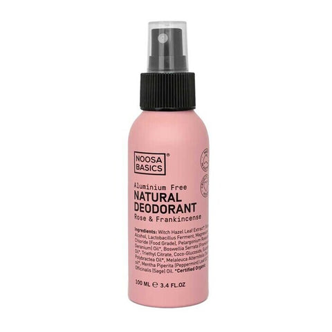 Noosa Basics Deodorant Spray - Rose & Frankincense 100ml