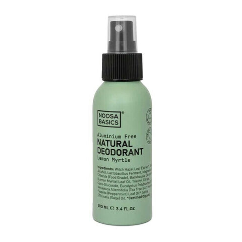 Noosa Basics Natural Deodorant Spray - Lemon Myrtle 100ml