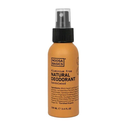 Noosa Basics Natural Deodorant Spray - Sandalwood 100ml