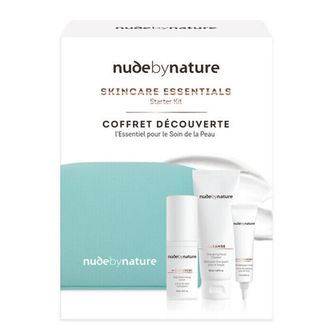 Nude By Nature Skincare Essentials Starter Kit 3 Item Pack