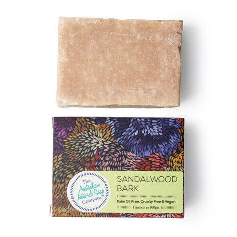 Australian Natural Soap Company Sandalwood Bark Soap 100g