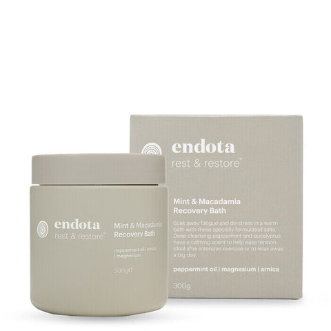 endota Rest and Restore Mint & Macadamia Recovery Bath 300g