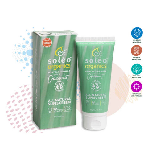 Soleo Organics Everyday Extra-Lite Sunscreen Coconut