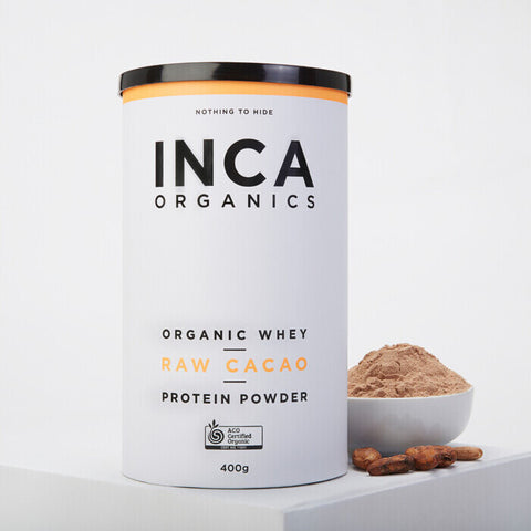 Inca Organics Whey + Raw Cacao Protein Powder