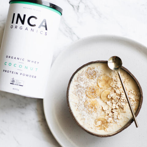 Inca Organics Whey + Coconut Protein Powder