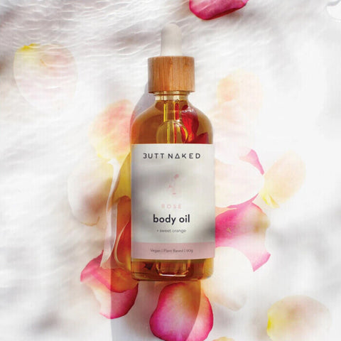 Butt Naked Body Rose Body Oil