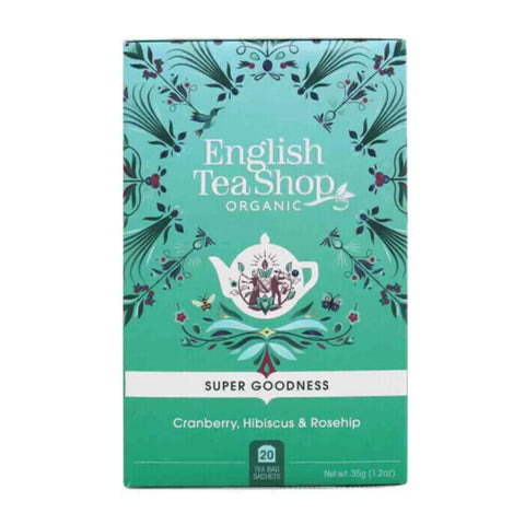 English Tea Shop Cranberry, Hibiscus & Rosehip Tea 20 Tea bags