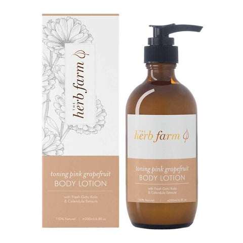 The Herb Farm Toning Pink Grapefruit Body Lotion 200ml