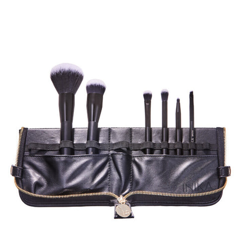 Inika Vegan Brush Case 6 Brushes