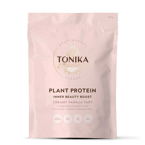 Tonika Adaptogenic Plant Protein - Creamy Vanilla Tart 400g