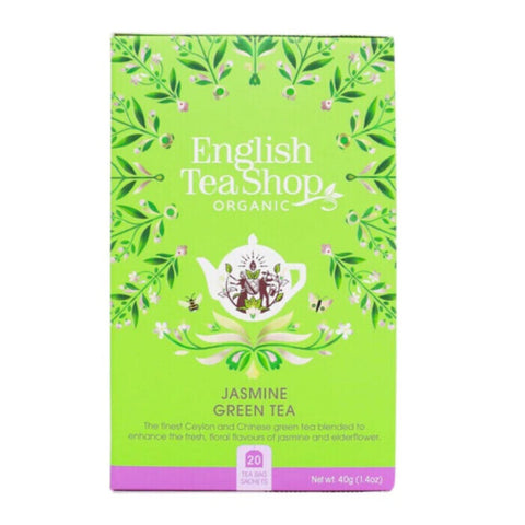 English Tea Shop Organic Jasmine Green Tea 24 Teabags