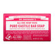 Dr Bronner's Pure-Castile Bar Soap - Rose 140g