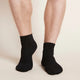 Men's Cushioned Ankle Socks Black / 6-11