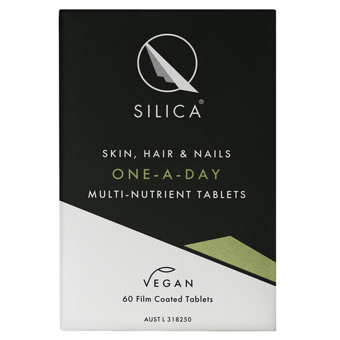 Qsilica Skin, Hair and Nails One-A-Day Multi-Nutrient Tablets 60 Tablets