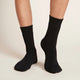 Boody Women's Crew Boot Socks Black / 3-Sep