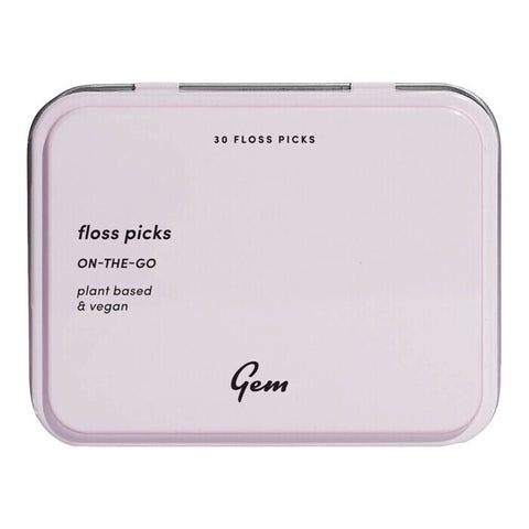 Gem Floss Tin Picks 30 Picks