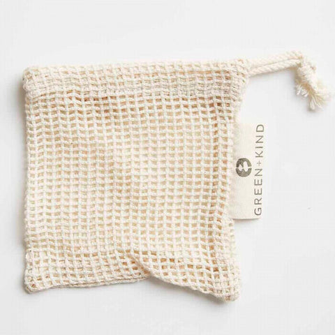 Green + Kind Cotton Net Soap Bag 1 Bag