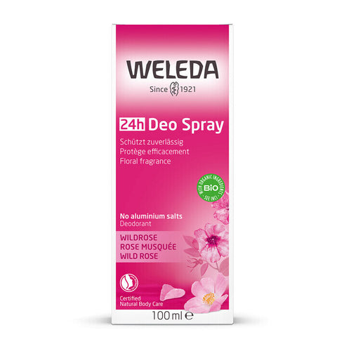 Weleda Floral Fresh Deodorant Spray â€“ Wild Rose