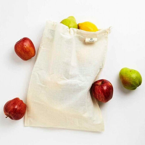 Green + Kind Organic Cotton Produce Bag - Muslin