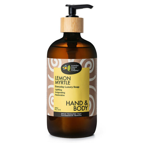 Australian Natural Soap Company Lemon Myrtle Hand & Body Wash 500ml