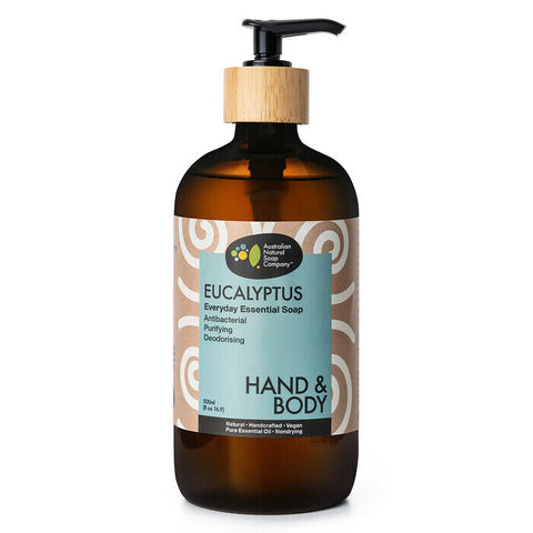 Australian Natural Soap Company Eucalyptus Hand & Body Wash 500ml