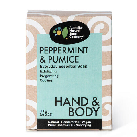 Australian Natural Soap Company ANSC Peppermint & Pumice Soap 100g