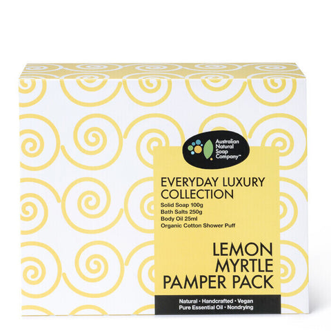 Australian Natural Soap Company Lemon Myrtle Pamper Pack