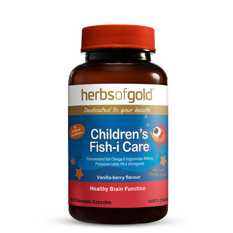 Herbs of Gold Children's Fish-i Care (chewable 60 capsules