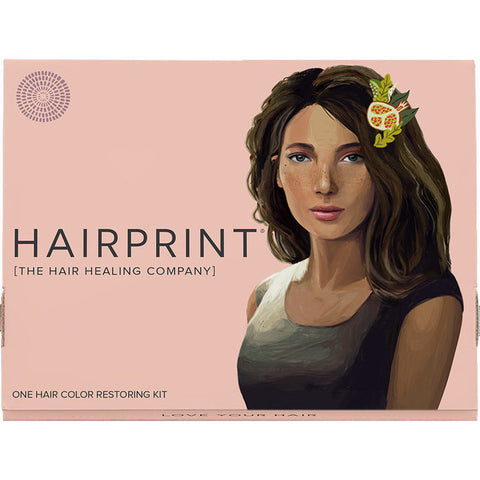 Hairprint True Color Grey Hair Restorer for Women Brown