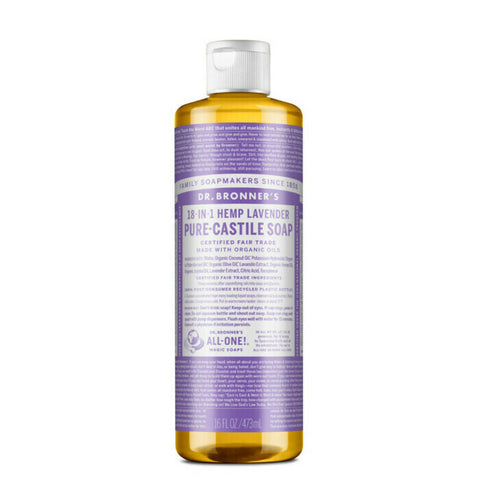 Dr Bronner's 18-In-1 Pure-Castile Soap - Lavender 473ml