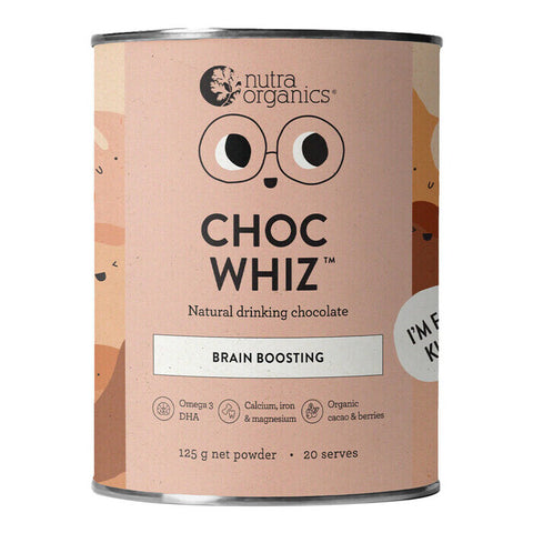 Nutra Organics Choc Whiz 125g