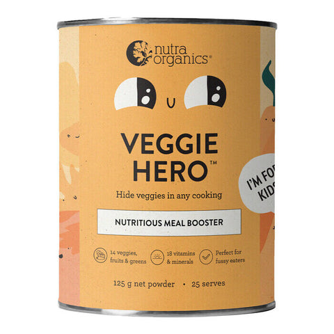 Nutra Organics Veggie Hero 125g