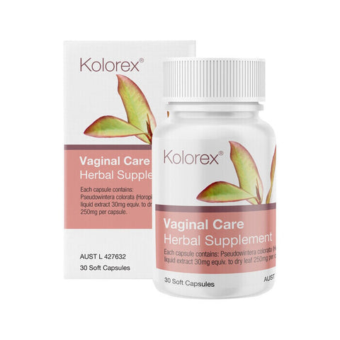 Kolorex Vaginal Care Herbal Supplement 30 Capsules